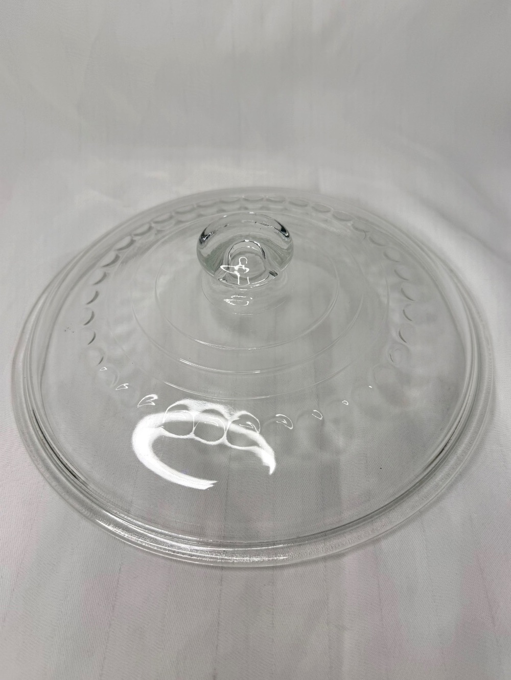 Vintage Wagner Ware C-8 C-Thru Glass Lid 10.5” Made in USA